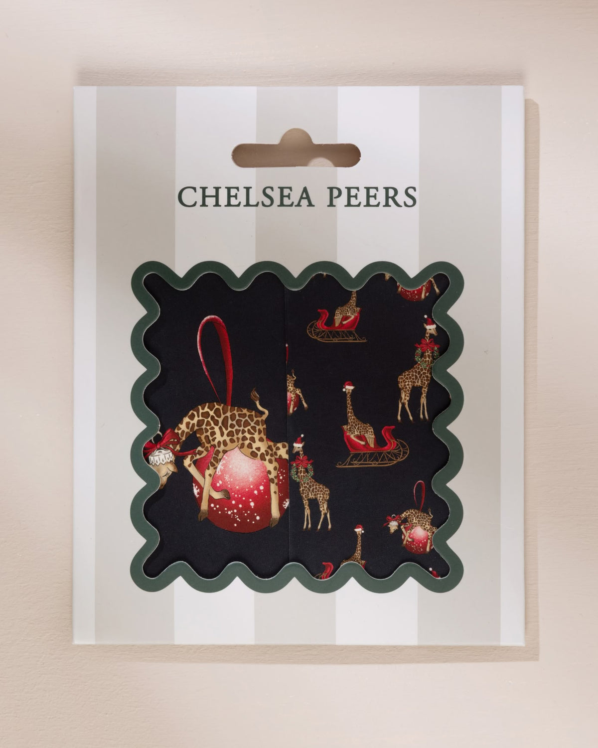 Christmas Giraffe Print Gift Tags 6 Pack