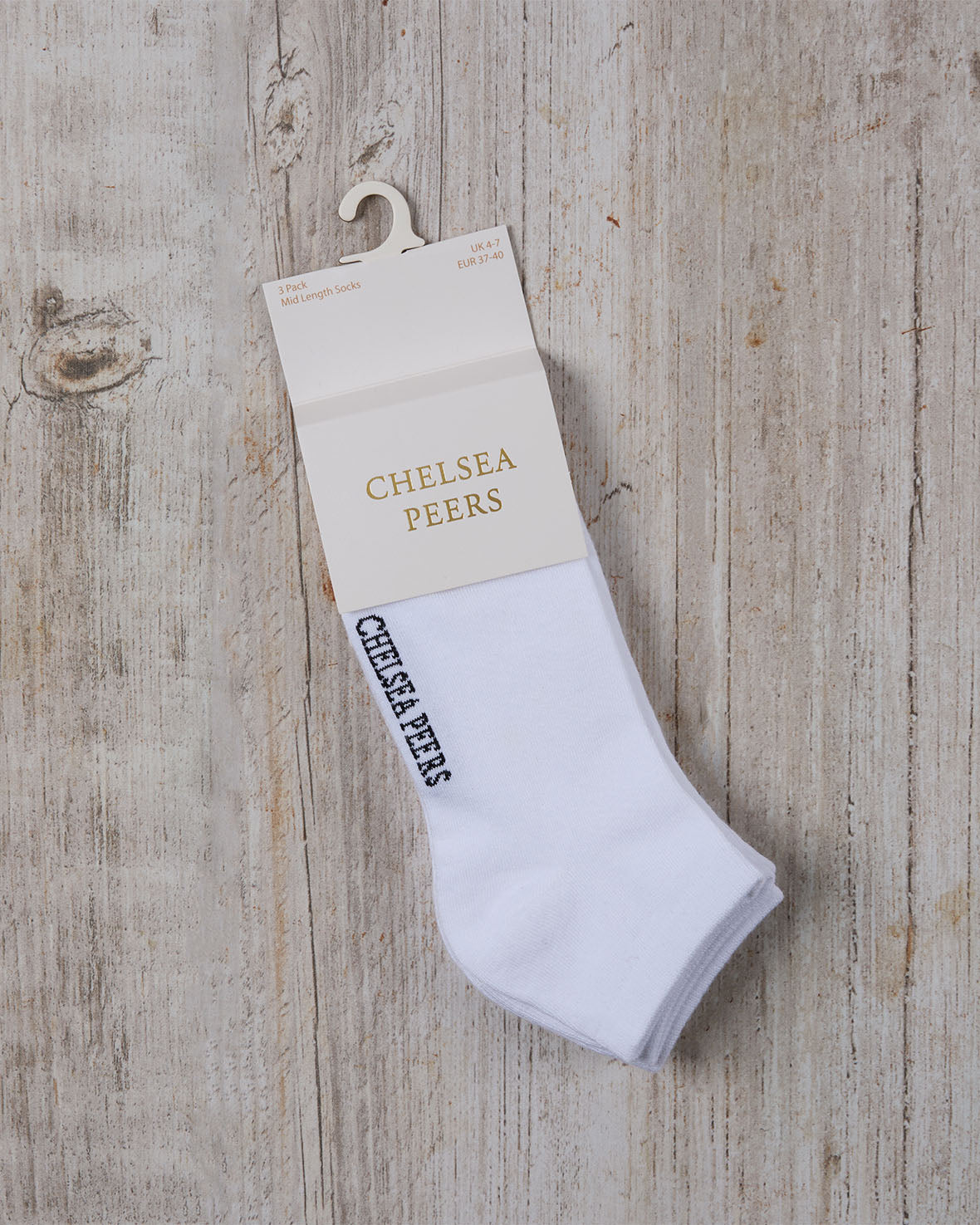 Logo Rib Trainer Socks 3 Pack