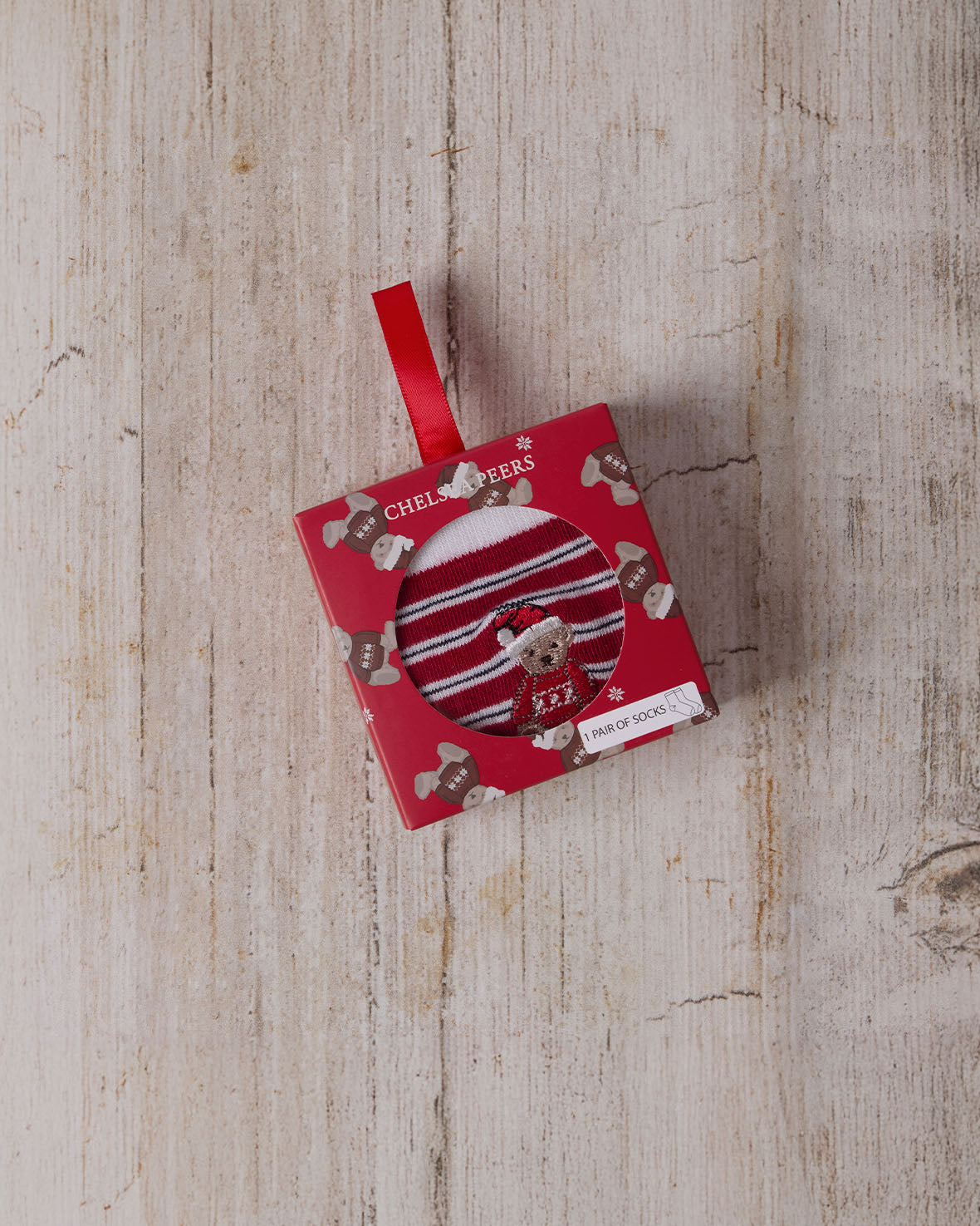 Peers the Bear Christmas Socks