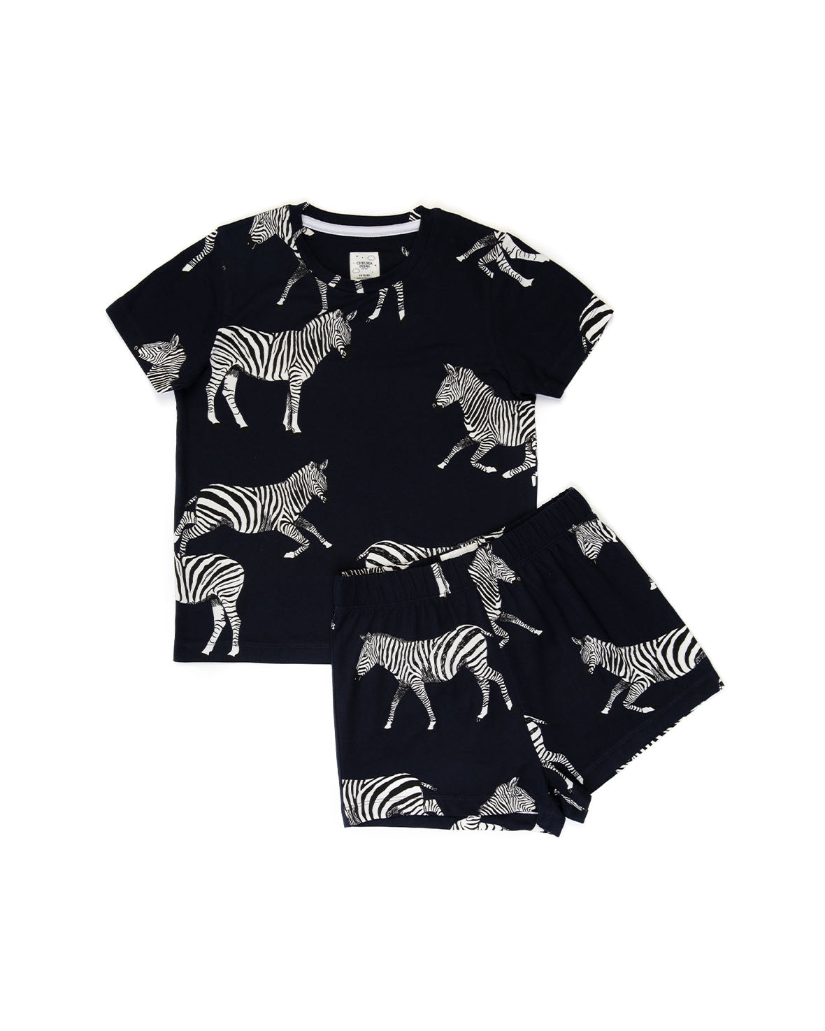 Kids Zebra Print Short Pyjama Set