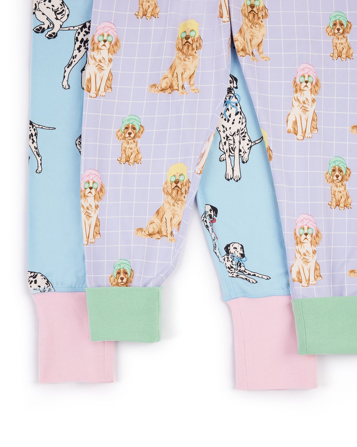 Kids Two Pack Spa Dogs / Dalmatians Long Pyjama Sets