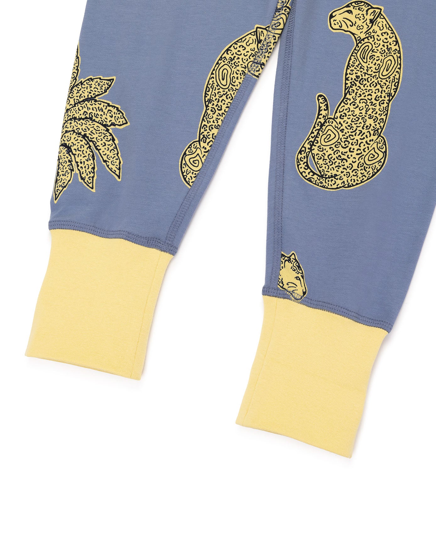 Kids Organic Cotton Midnight Leopard Print Long Pyjama Set