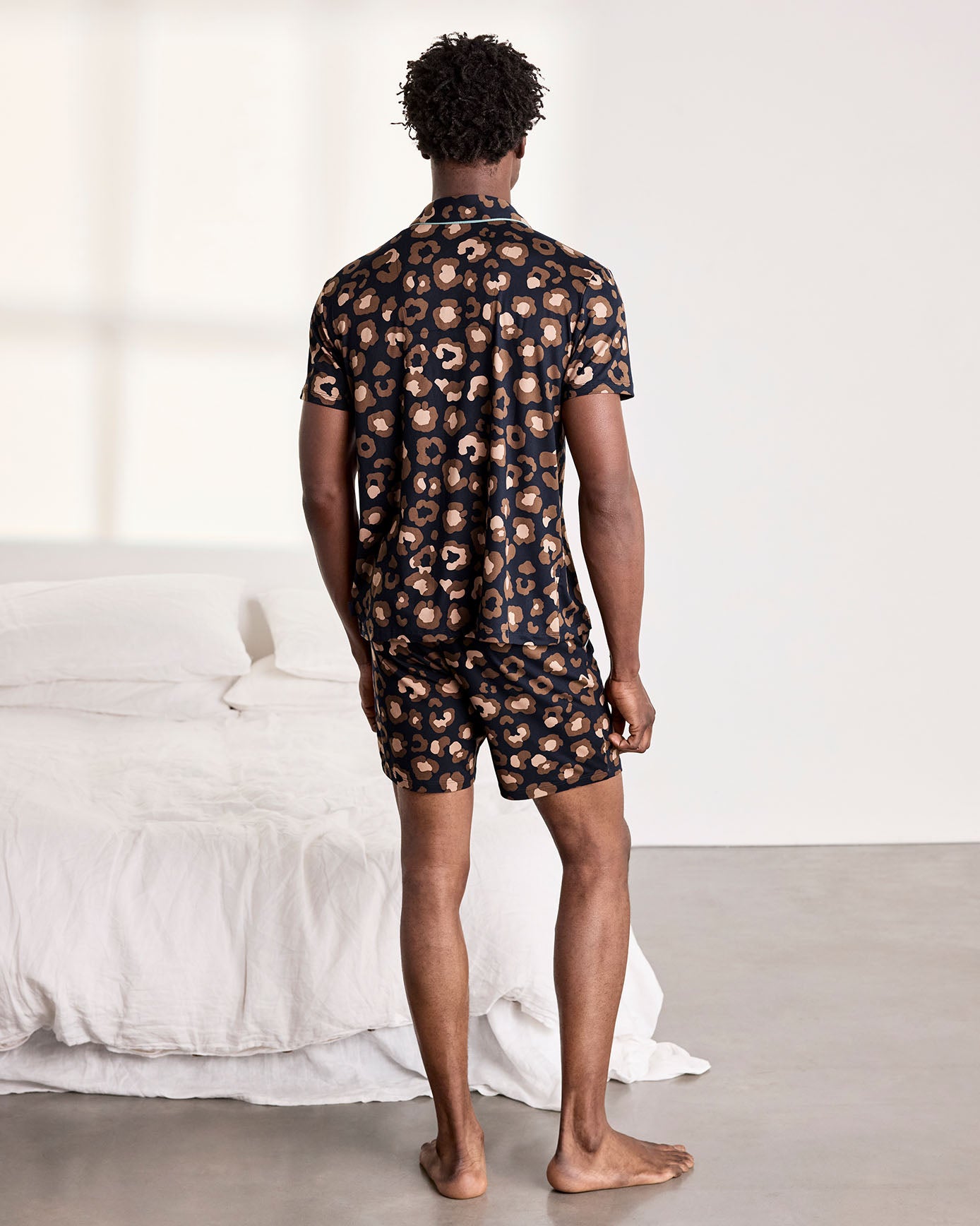 Camo Leopard Print Short Pyjama Set