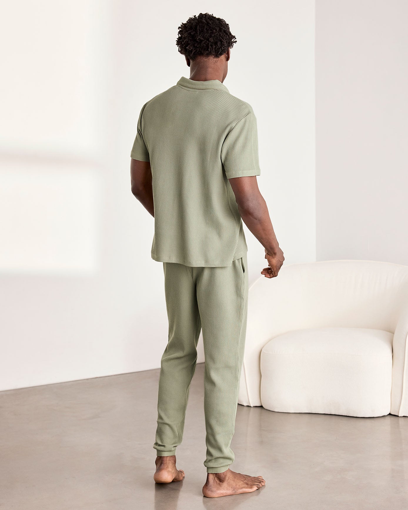 Waffle Top - Green