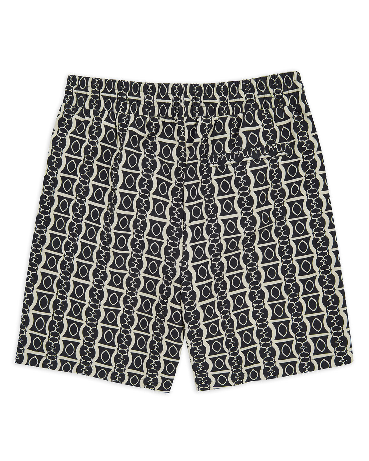 Abstract Print Swim Shorts