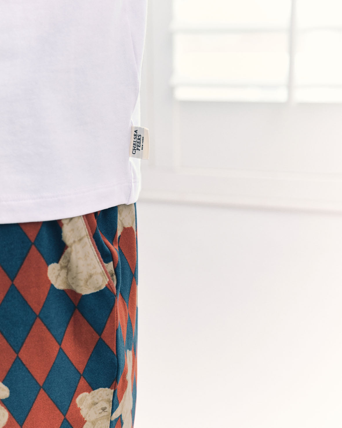 Get Stuffed Argyle Bear Print Short Pyjama Set