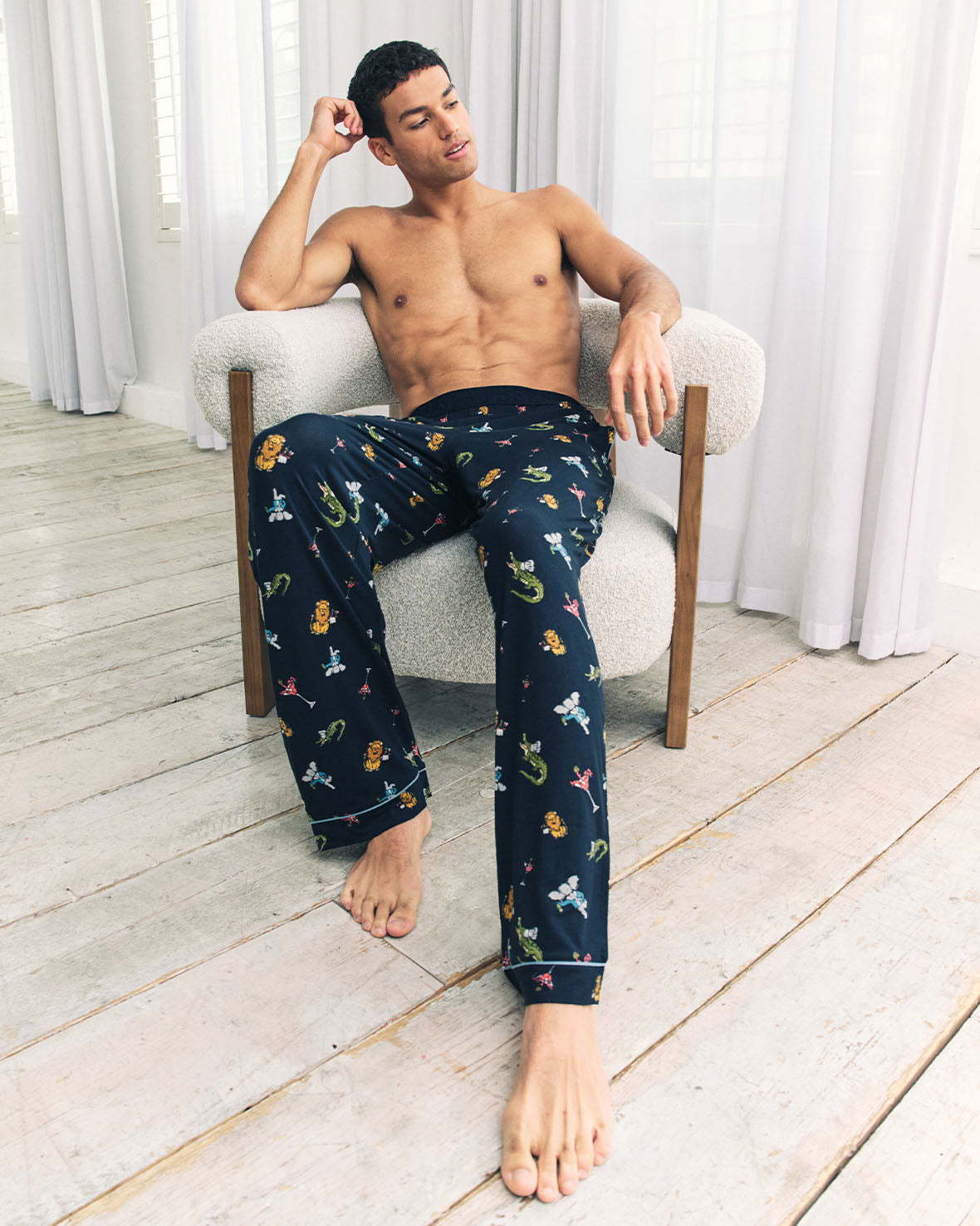 Wild Dining Print Pyjama Bottoms