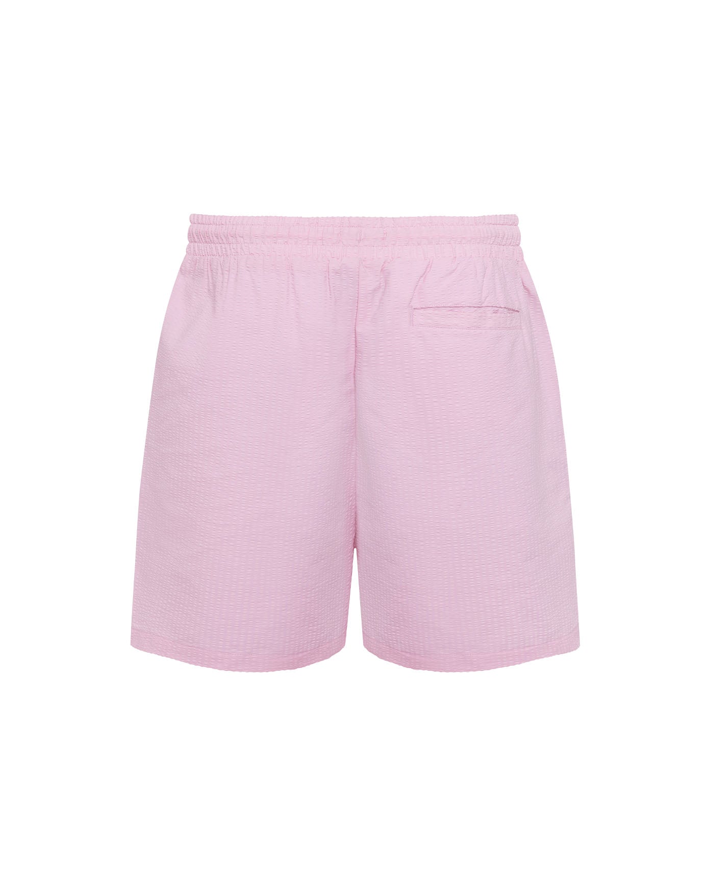 Seersucker Swim Shorts - Soft Pink