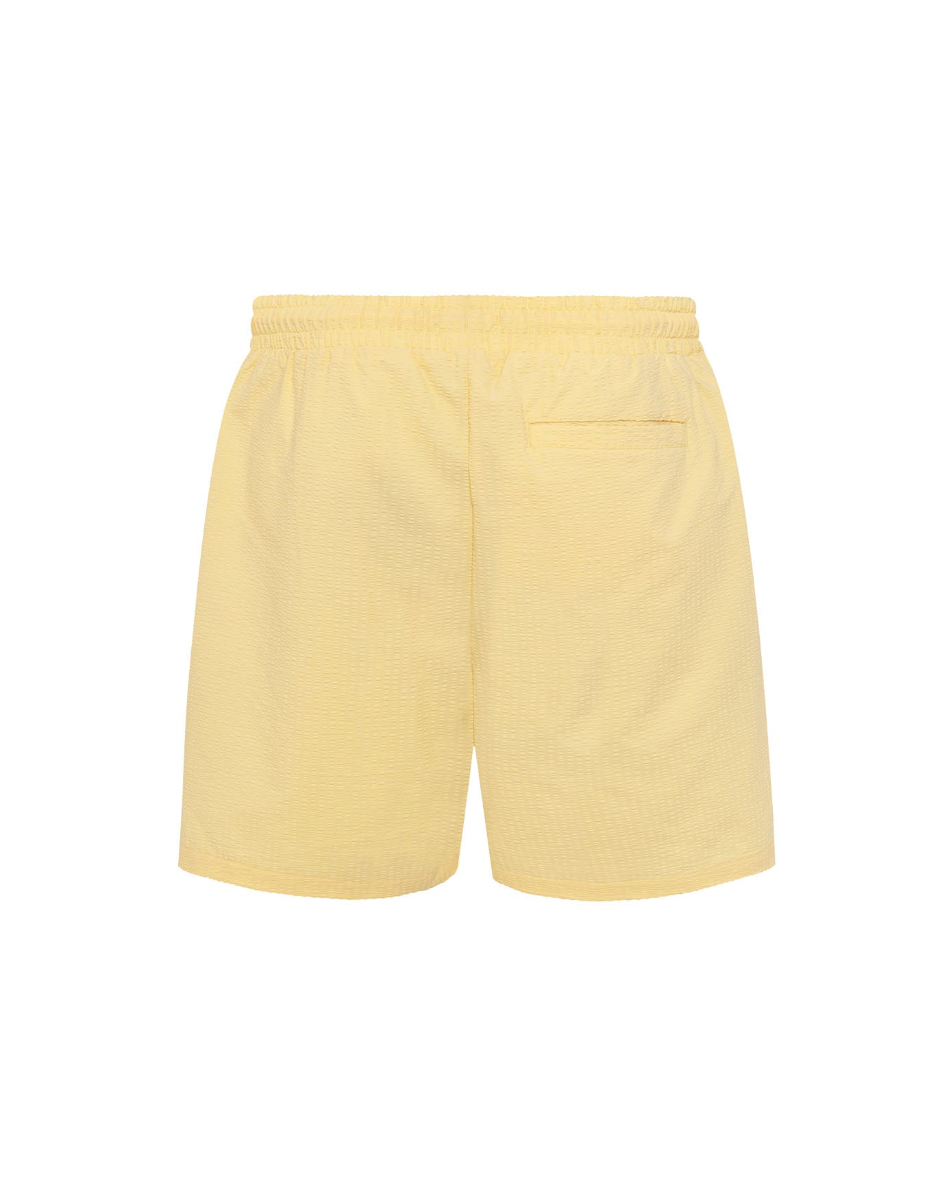Seersucker Swim Shorts - Butter Yellow