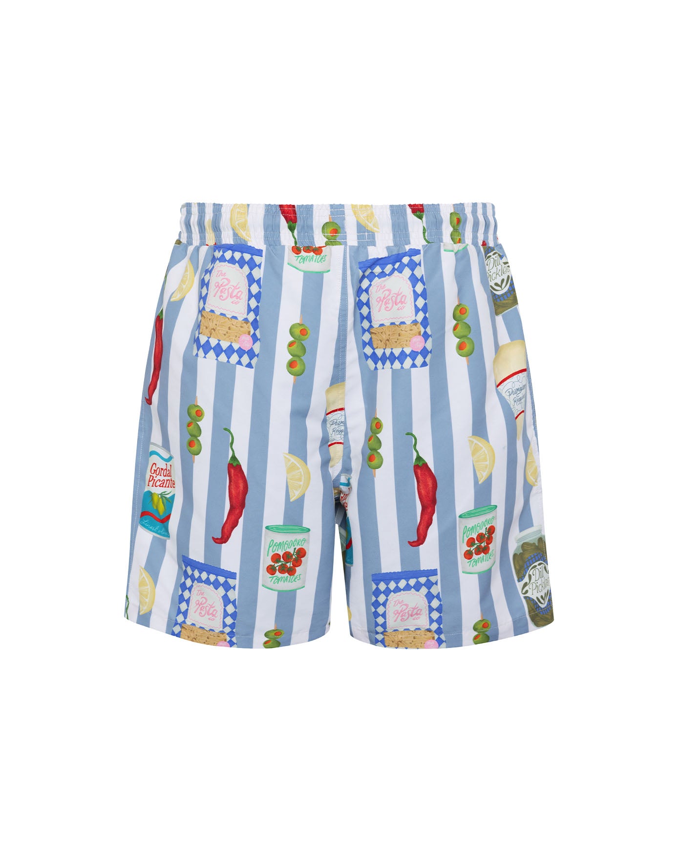 Deli Stripe Print Swim Shorts