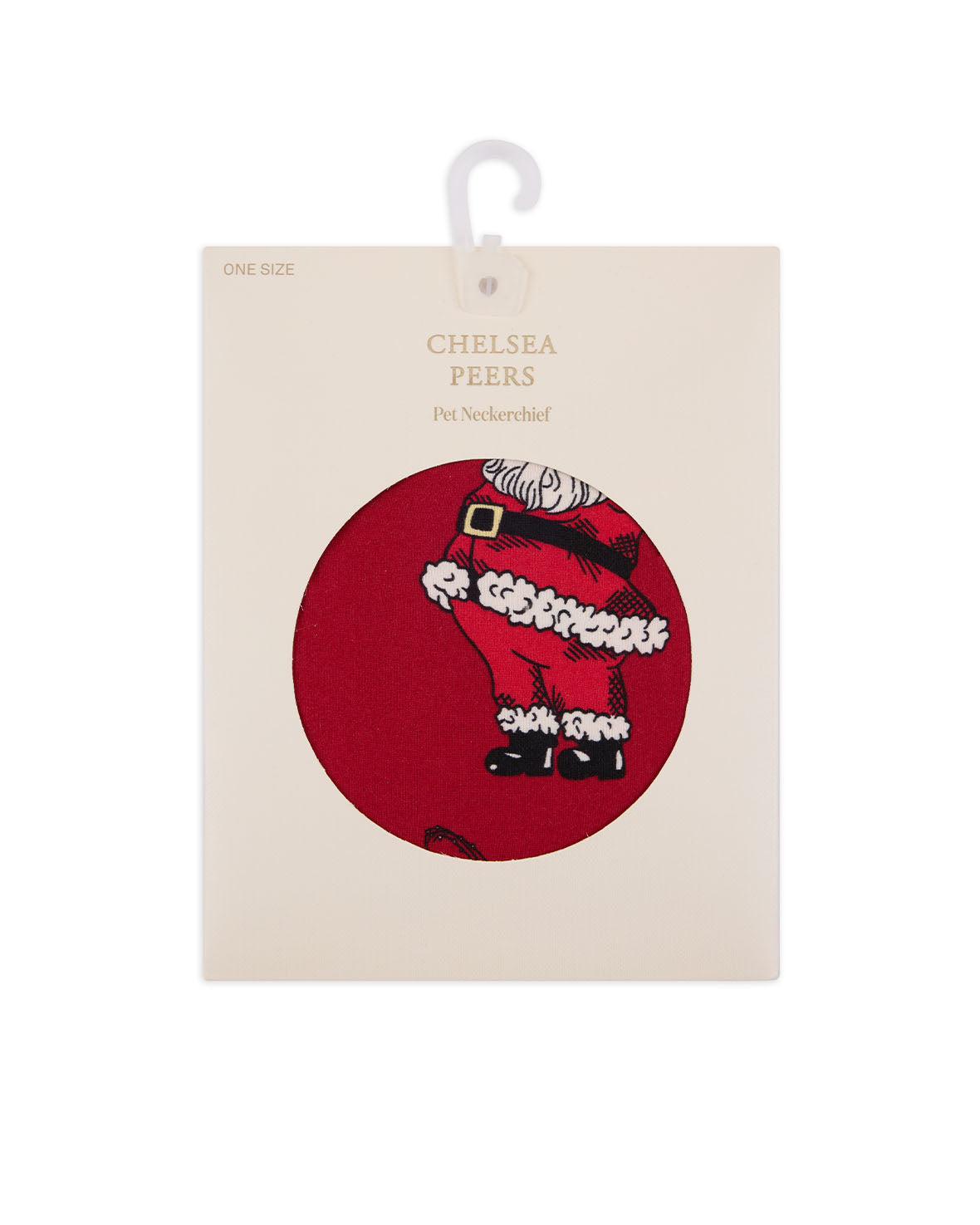 Pets Christmas Santa Snowball Print Neckerchief