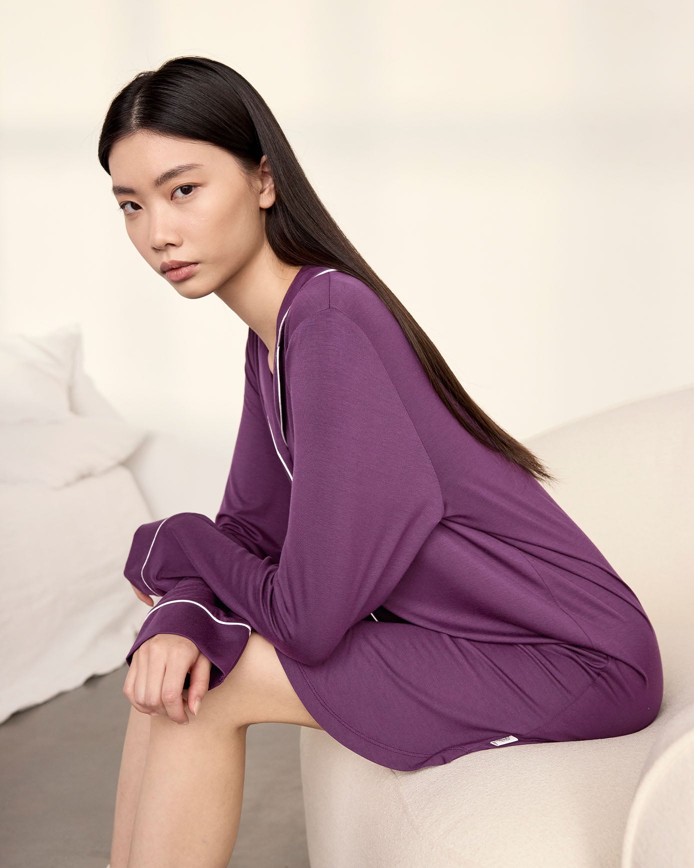 TENCEL™ Modal Nightshirt - Plum