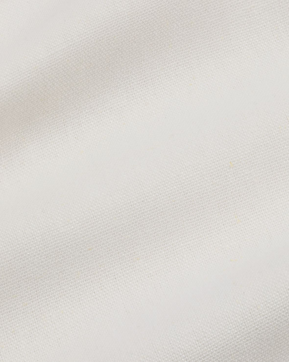 Linen-Blend Embroidered Shirt - White