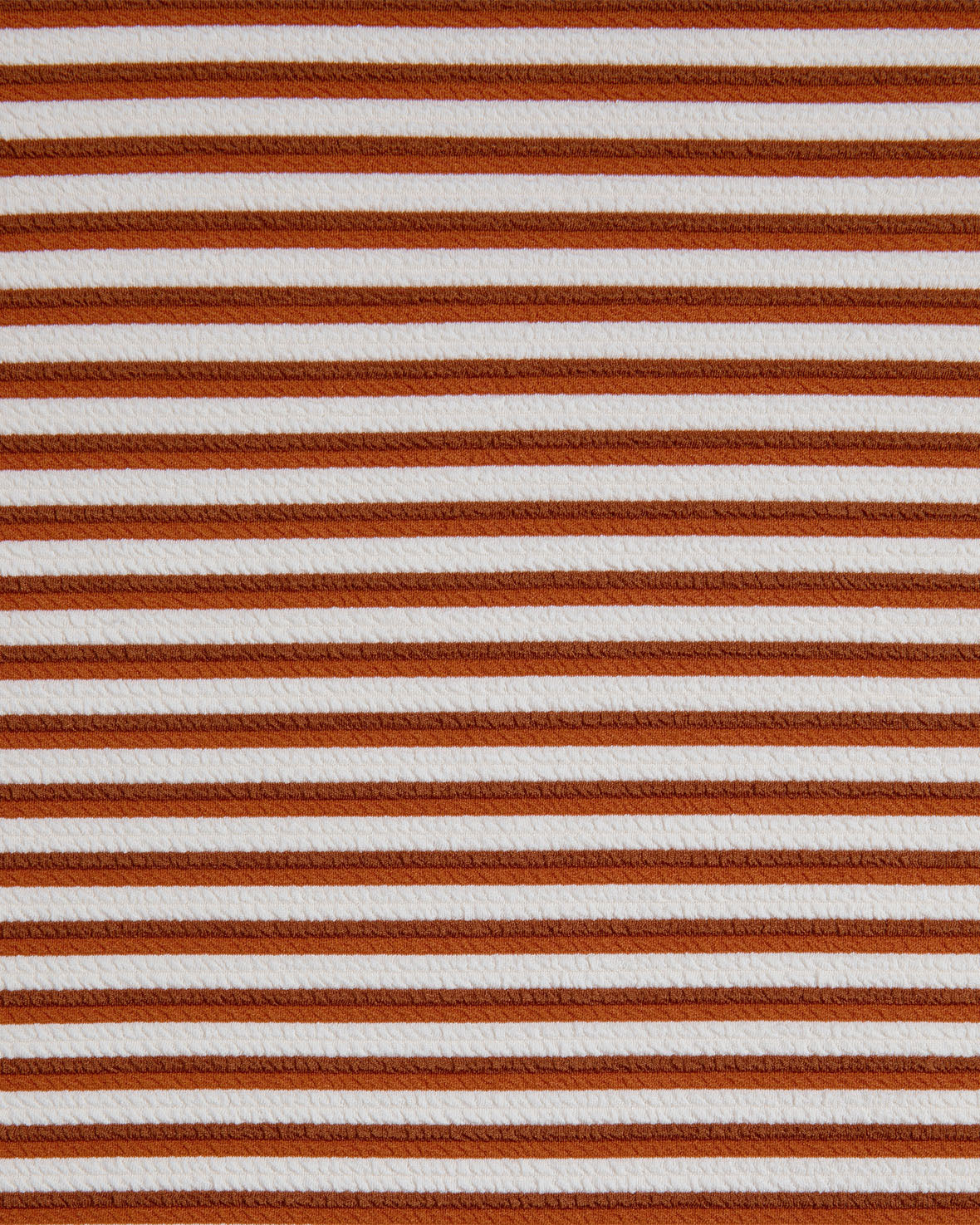 Crinkle Stripe Swimsuit - Orange
