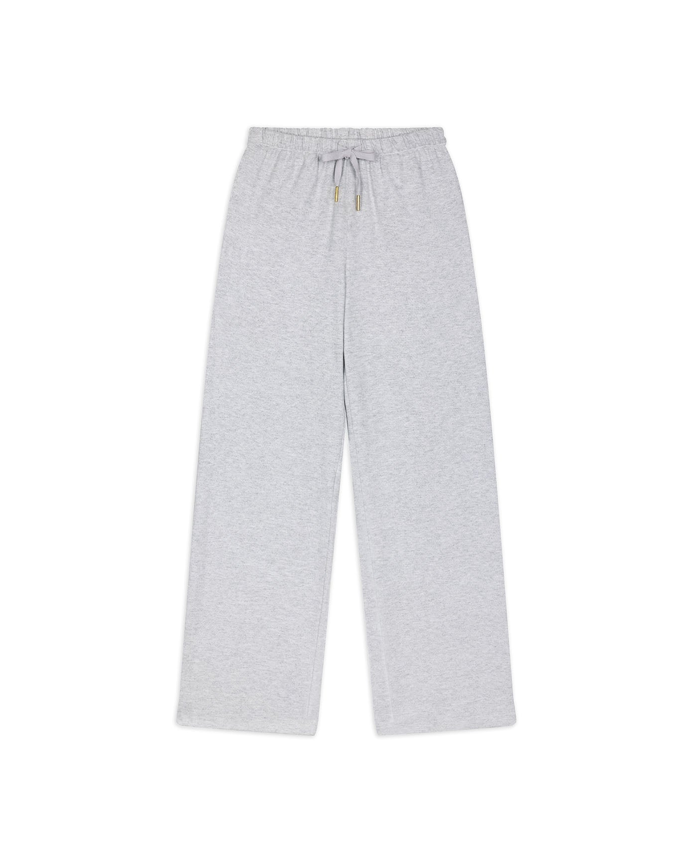 Slub-Knit Marl Joggers - Grey
