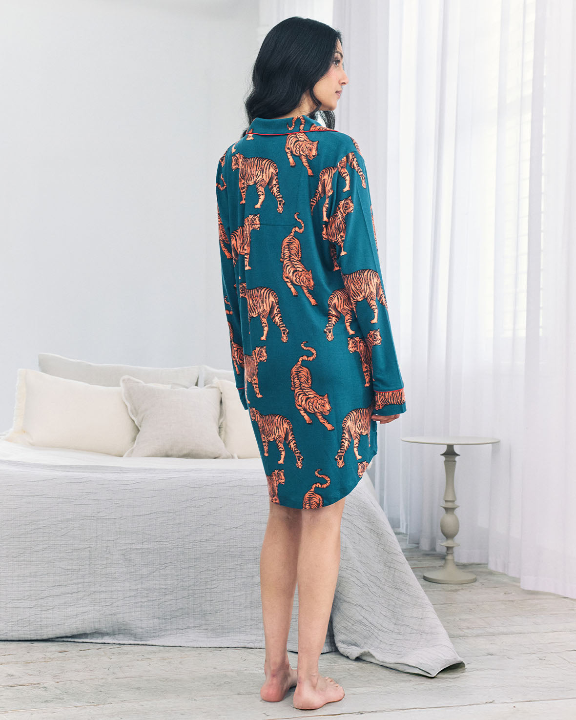 Maternity Tiger Print Nightshirt