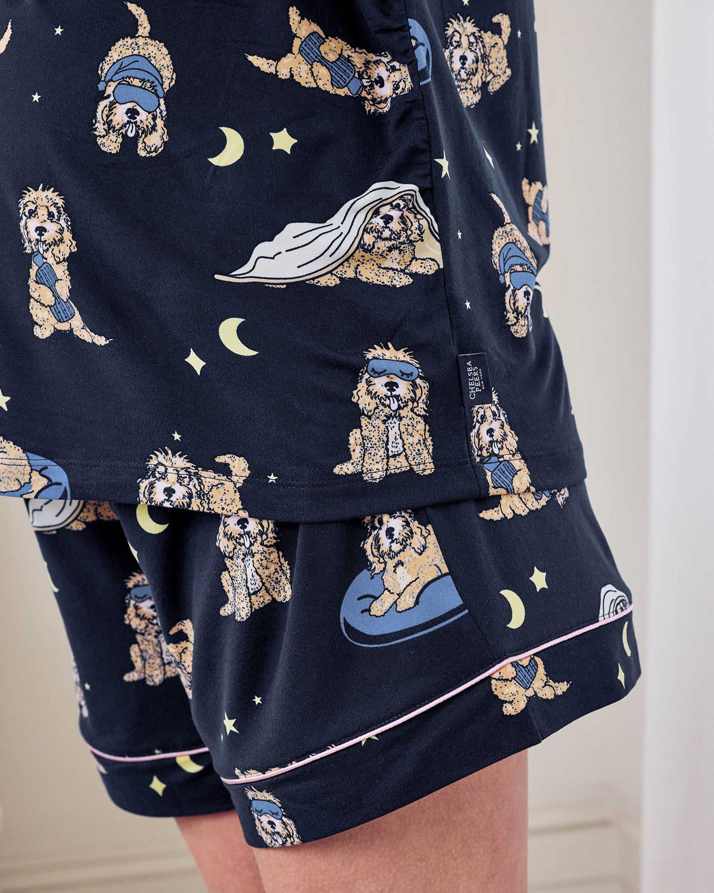Maternity Cockapoo Snooze Print Short Pyjama Set