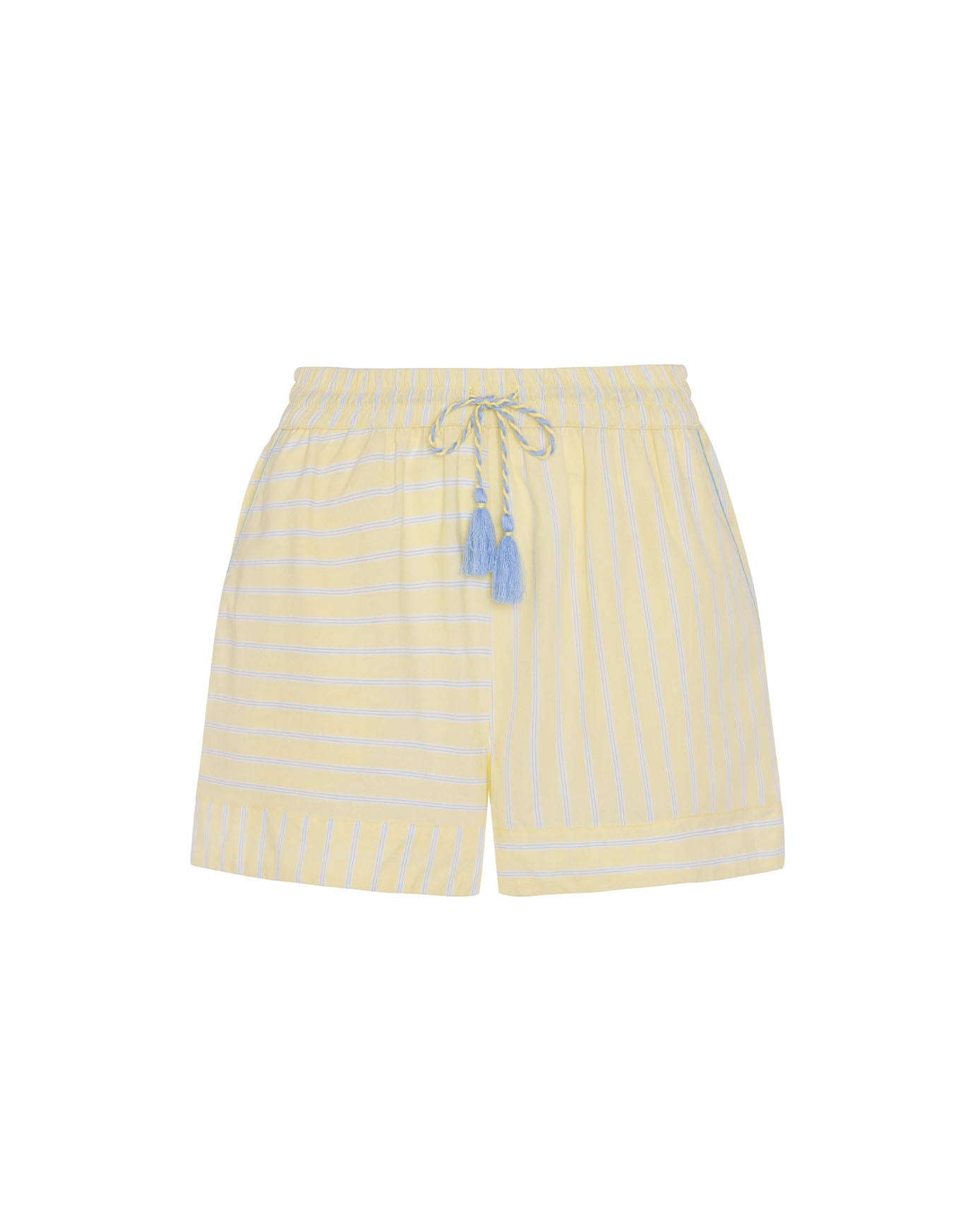 Organic Cotton Butter Stripe Shorts