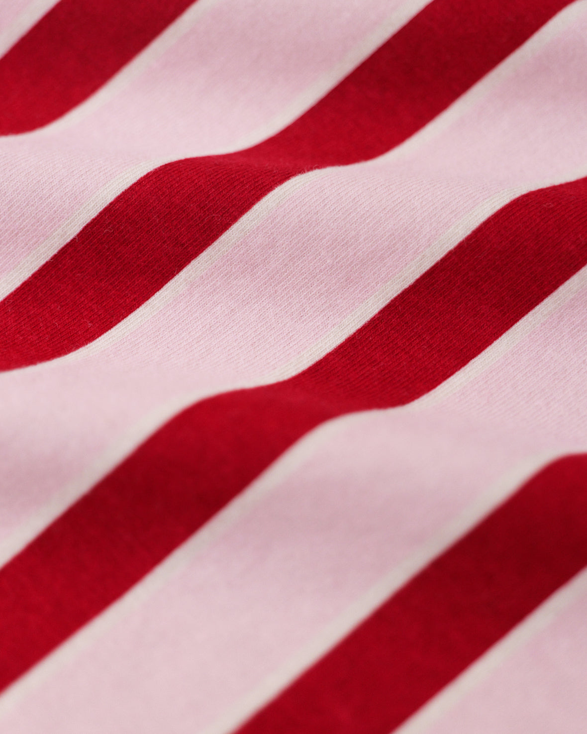 Organic Cotton Stripe Tie Front Long Pyjama Set