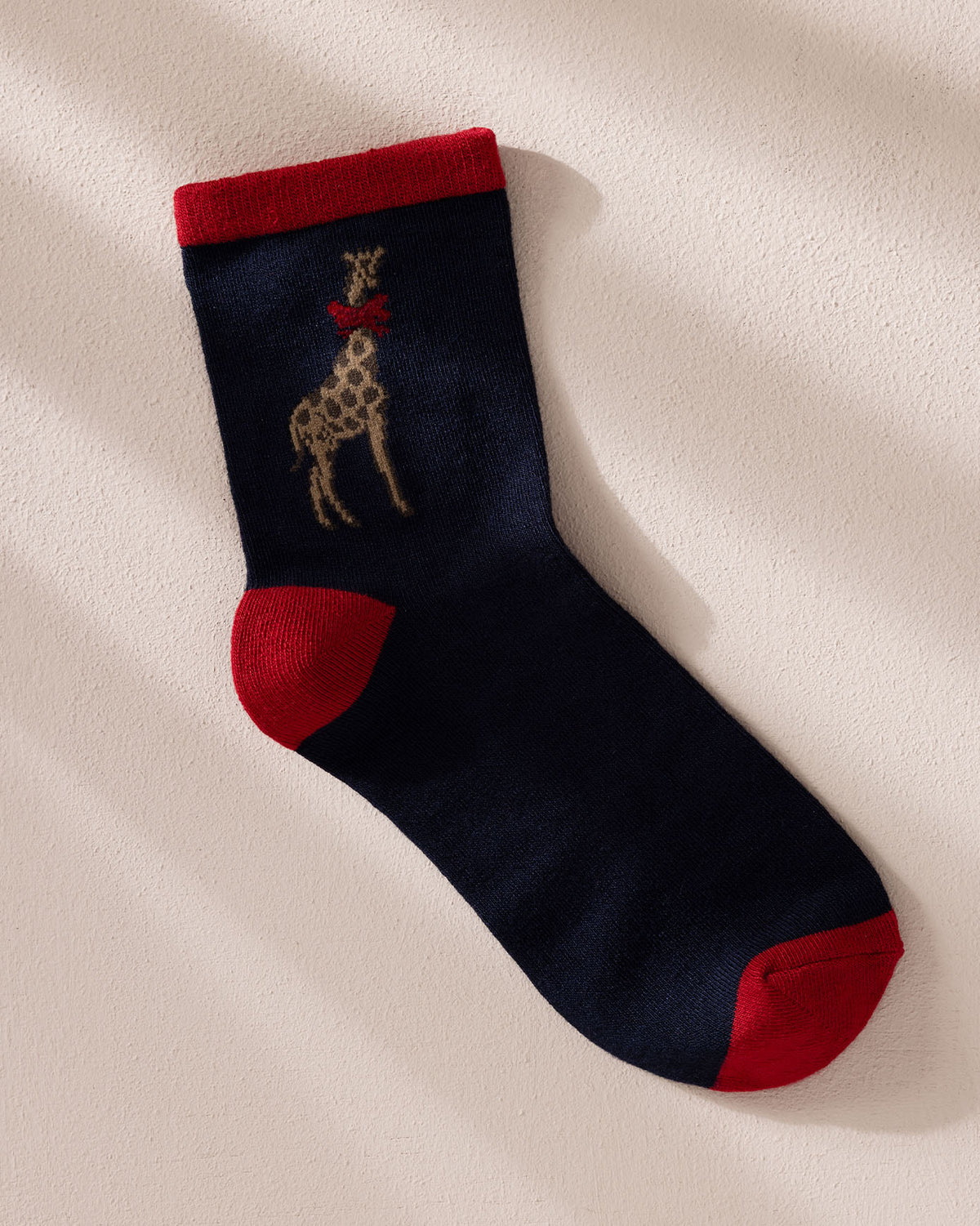 Christmas Giraffe Bauble Socks