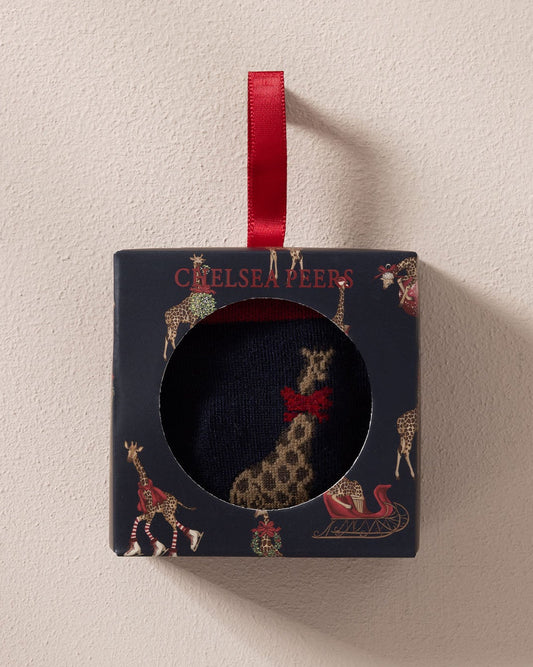 Christmas Giraffe Bauble Socks