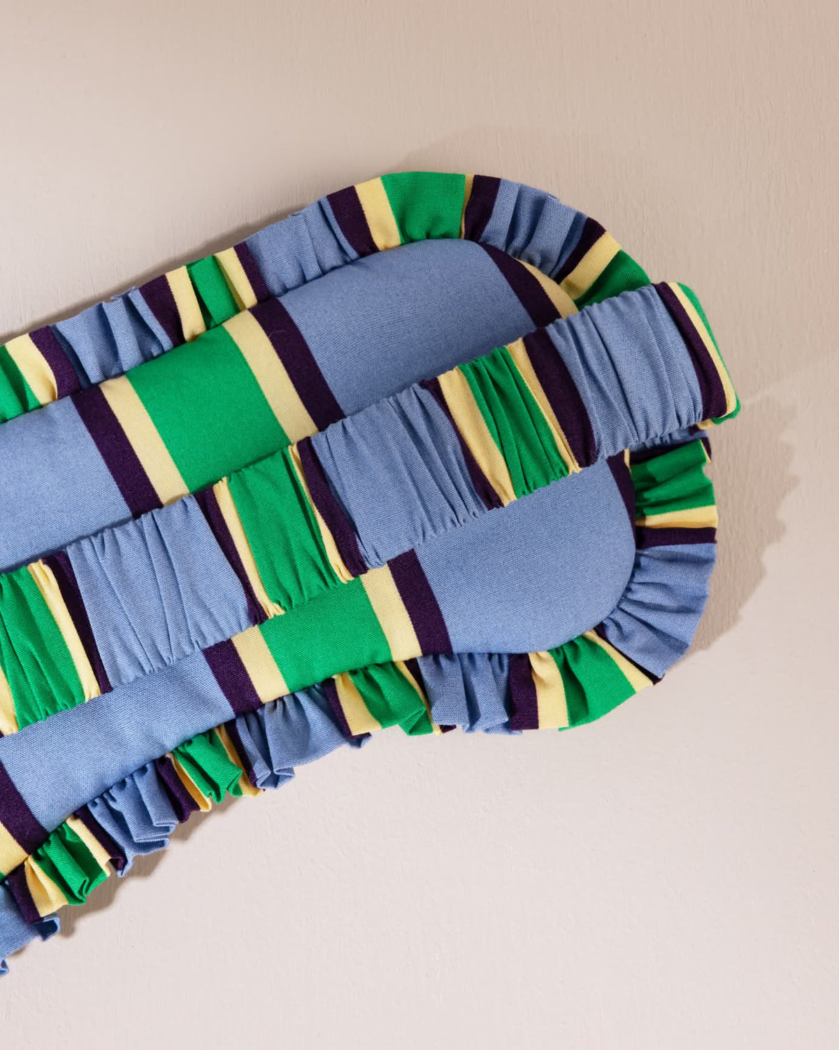 Organic Cotton Jewel Stripe Sleep Mask & Scrunchie Gift Set