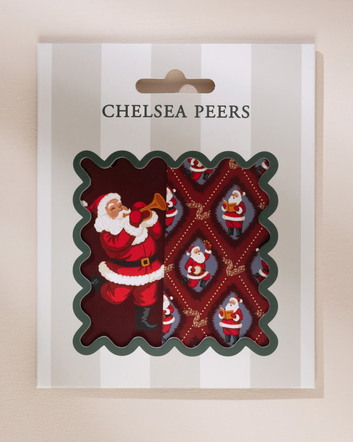 Christmas Santa Songbook Print Gift Tags 6 Pack