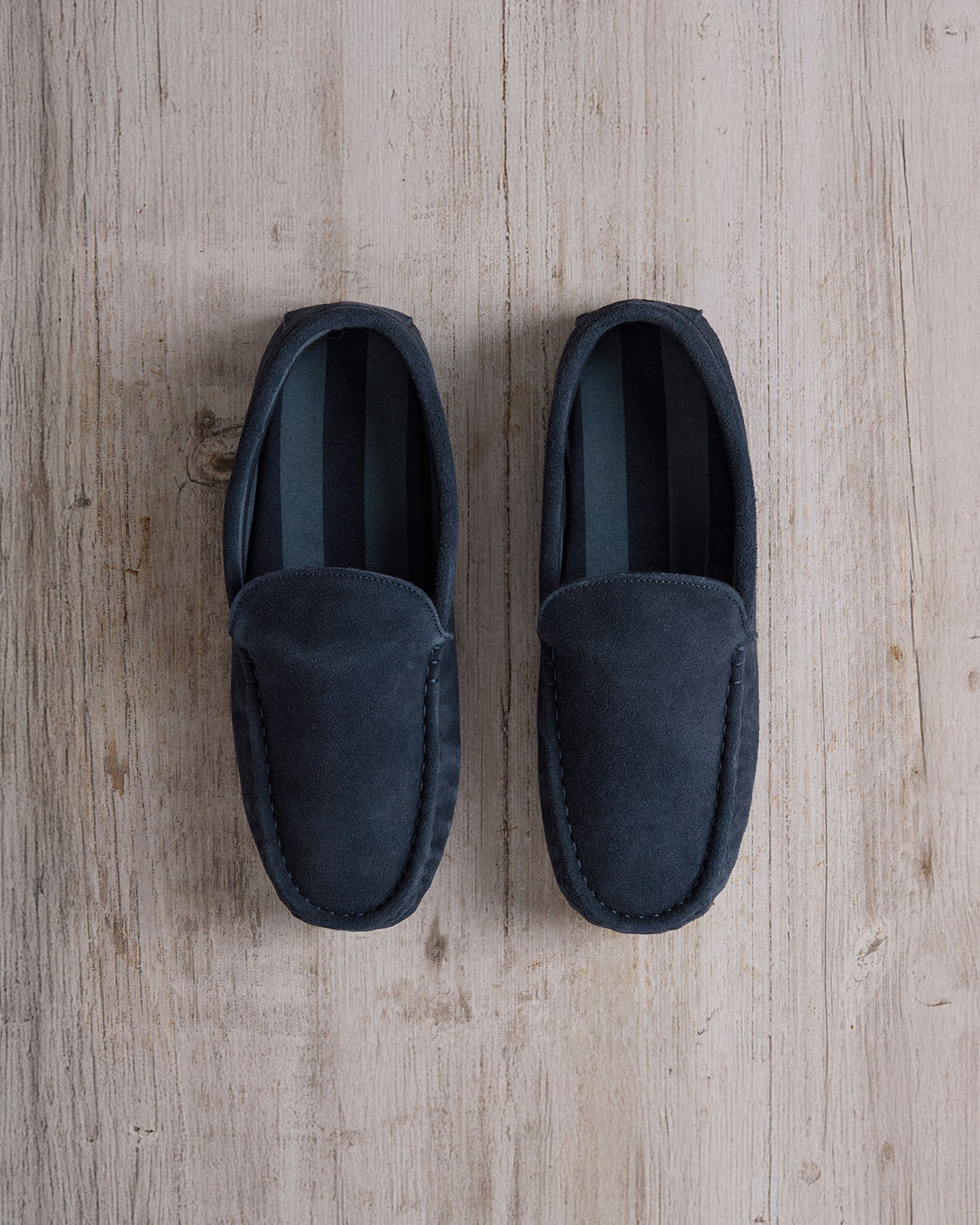 Suede Moccasin Slippers