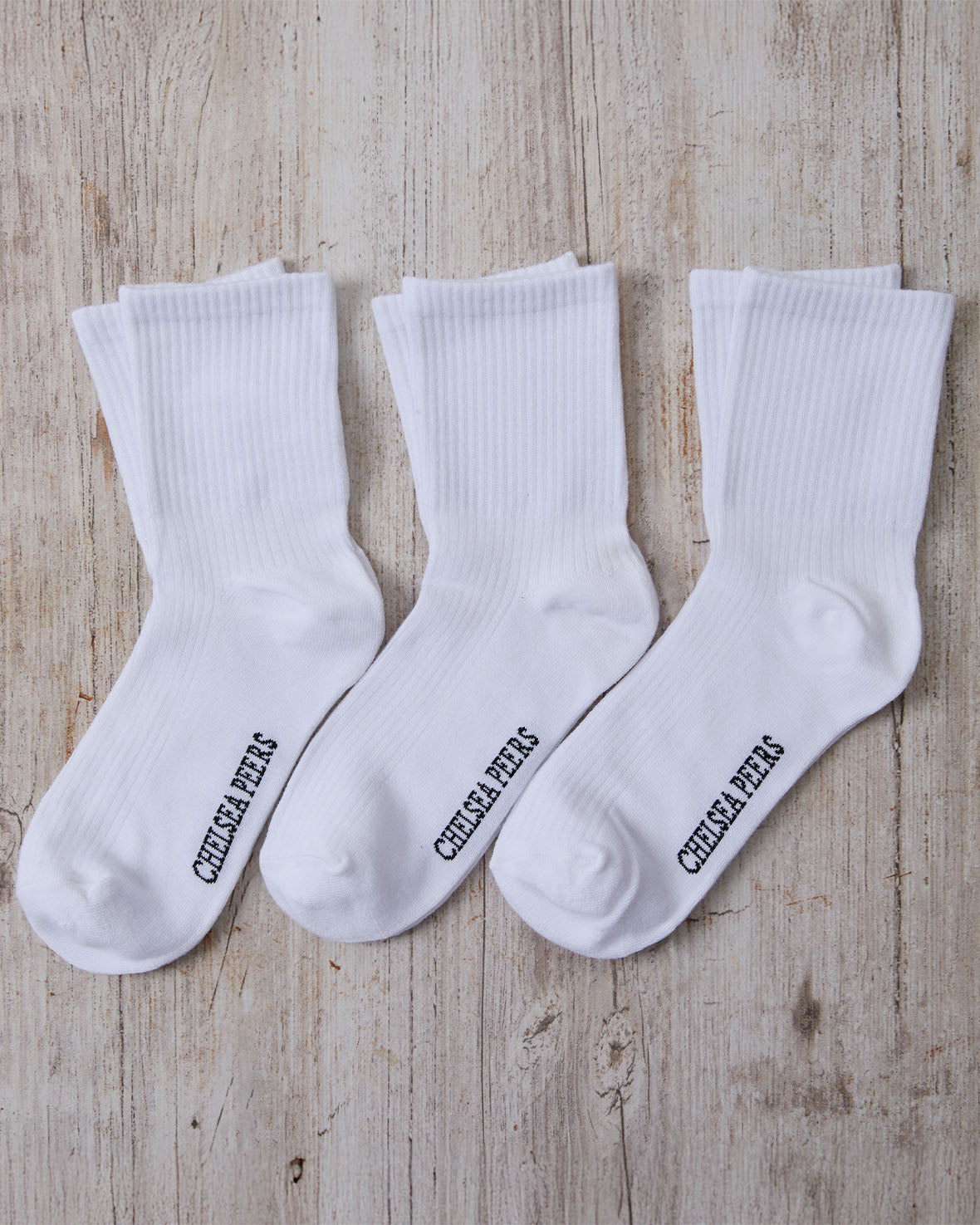Logo Rib Ankle Socks 3 Pack