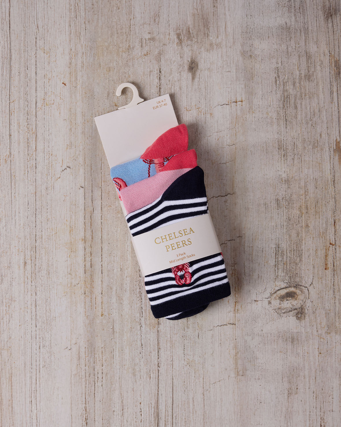 Lobster Ankle Socks 3 Pack