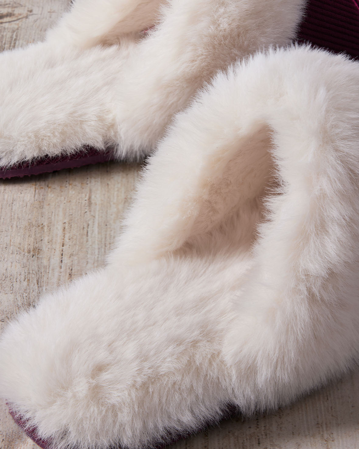 Corduroy Embroidered Good Night Mule Slippers