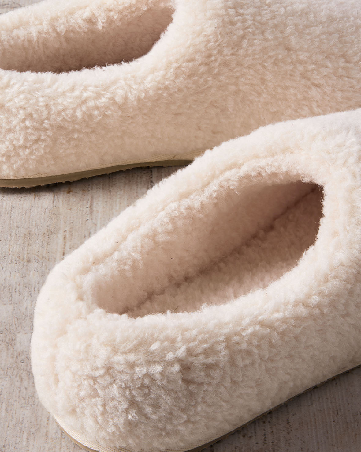 Faux Sheepskin Borg Slippers