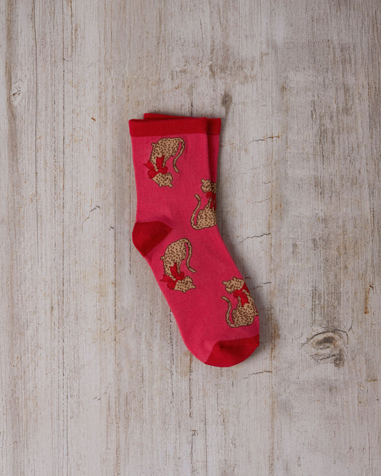 Leopard Ankle Socks