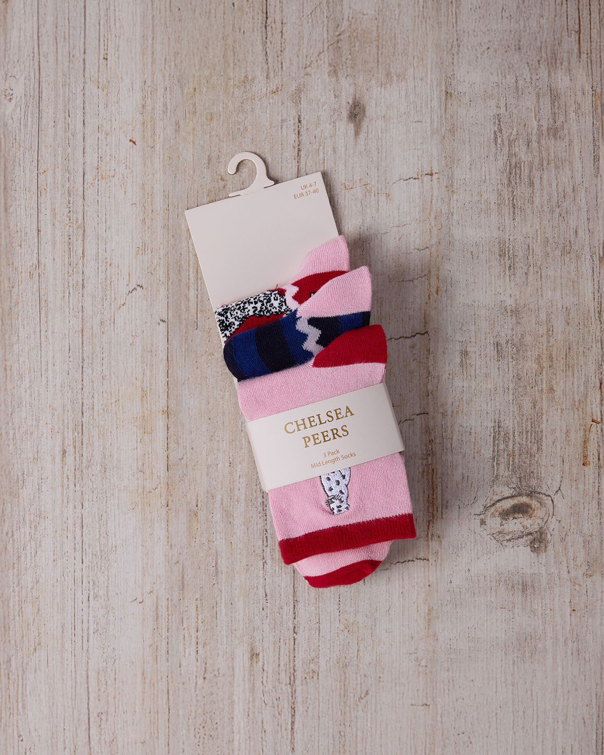 Snow Leopard Socks 3 Pack