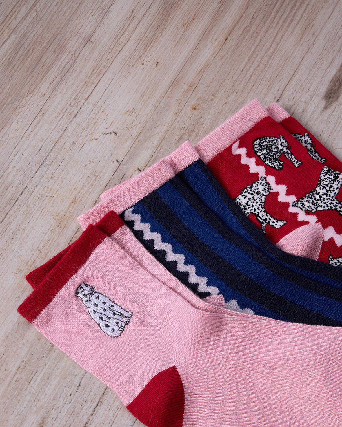 Snow Leopard Socks 3 Pack