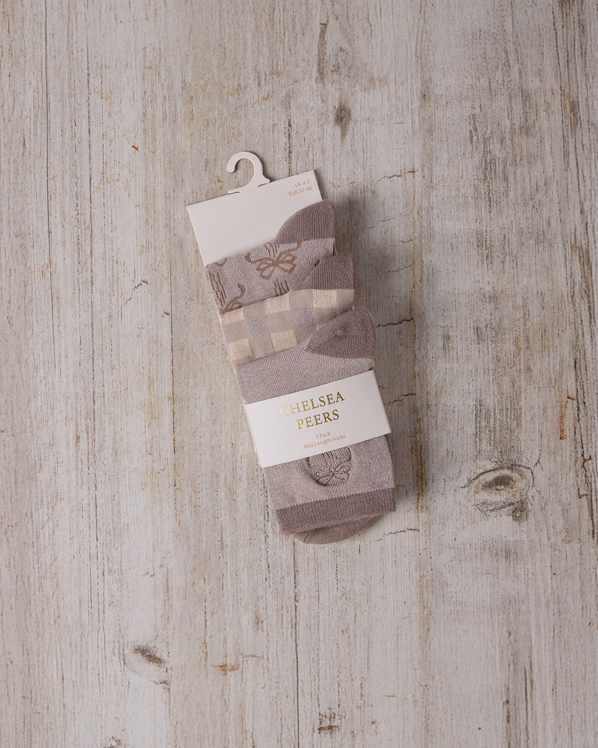 Ribbon Bow Socks 3 Pack