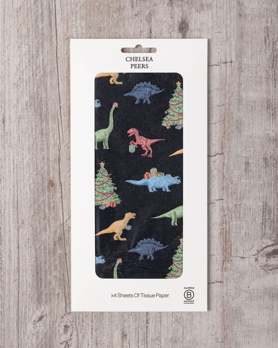 Christmas Dinosaur Print Tissue Paper