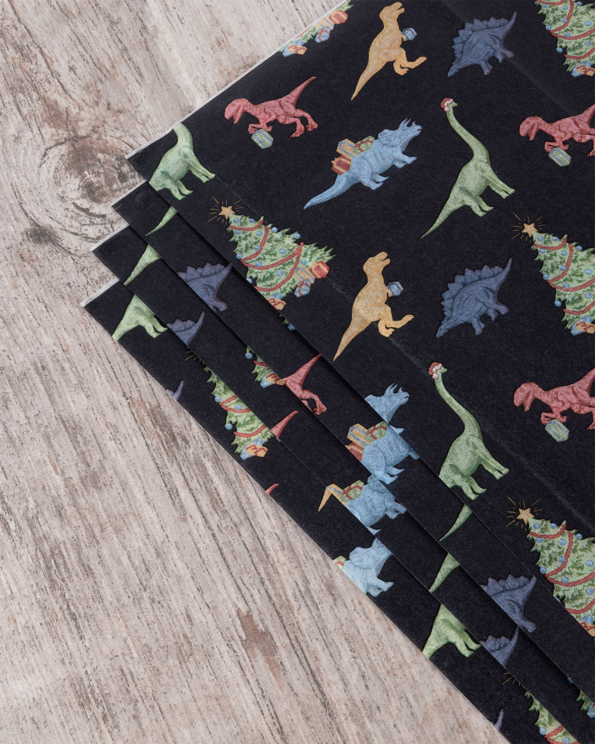 Christmas Dinosaur Print Tissue Paper