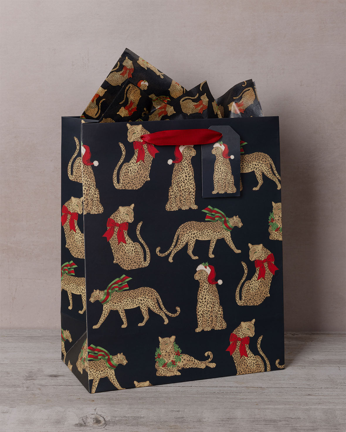 Christmas Leopard Print Tissue Paper