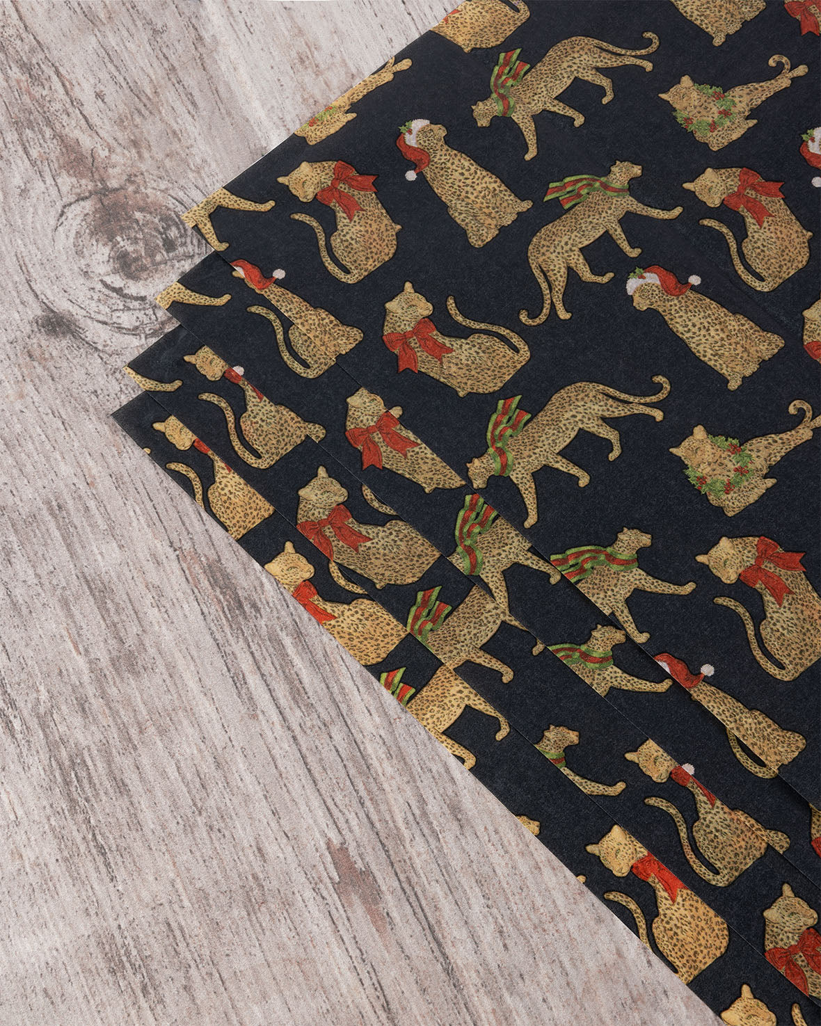 Christmas Leopard Print Tissue Paper