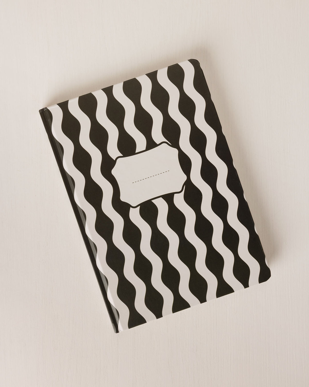 Wavy Stripe Hardback Lined Notebook