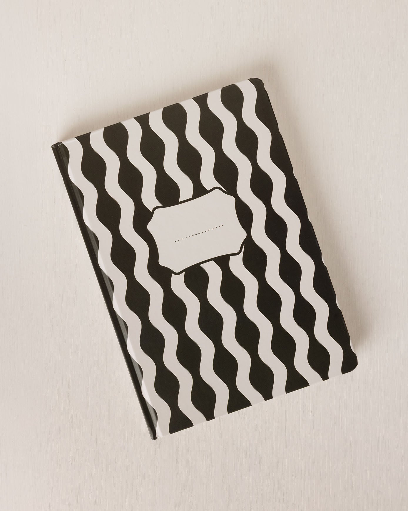 Hardback Lined Notebook - Wavy Stripe