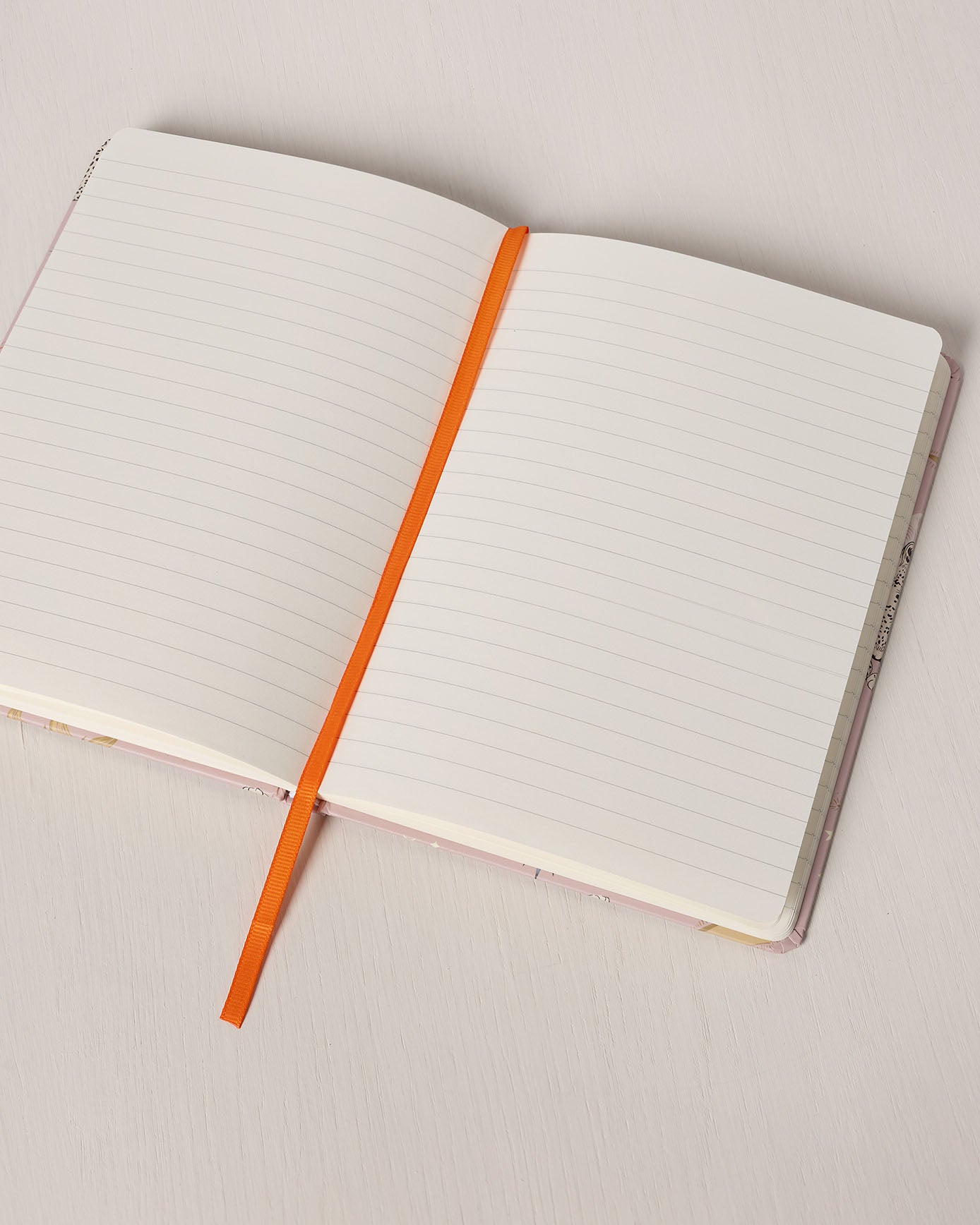 Hardback Lined Notebook - Celestial Leopard Print