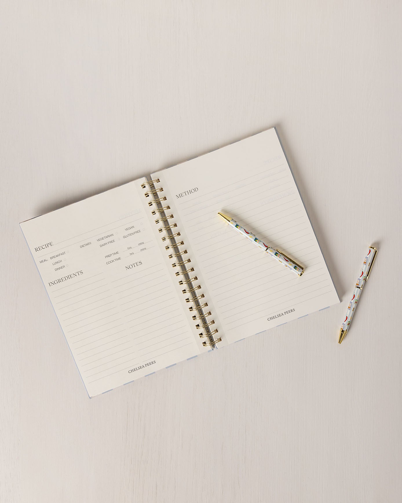 Twin Pack Boxed Pen Set - Deli Stripe Print