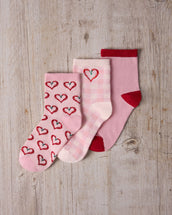 Chilli Heart Socks 3 Pack