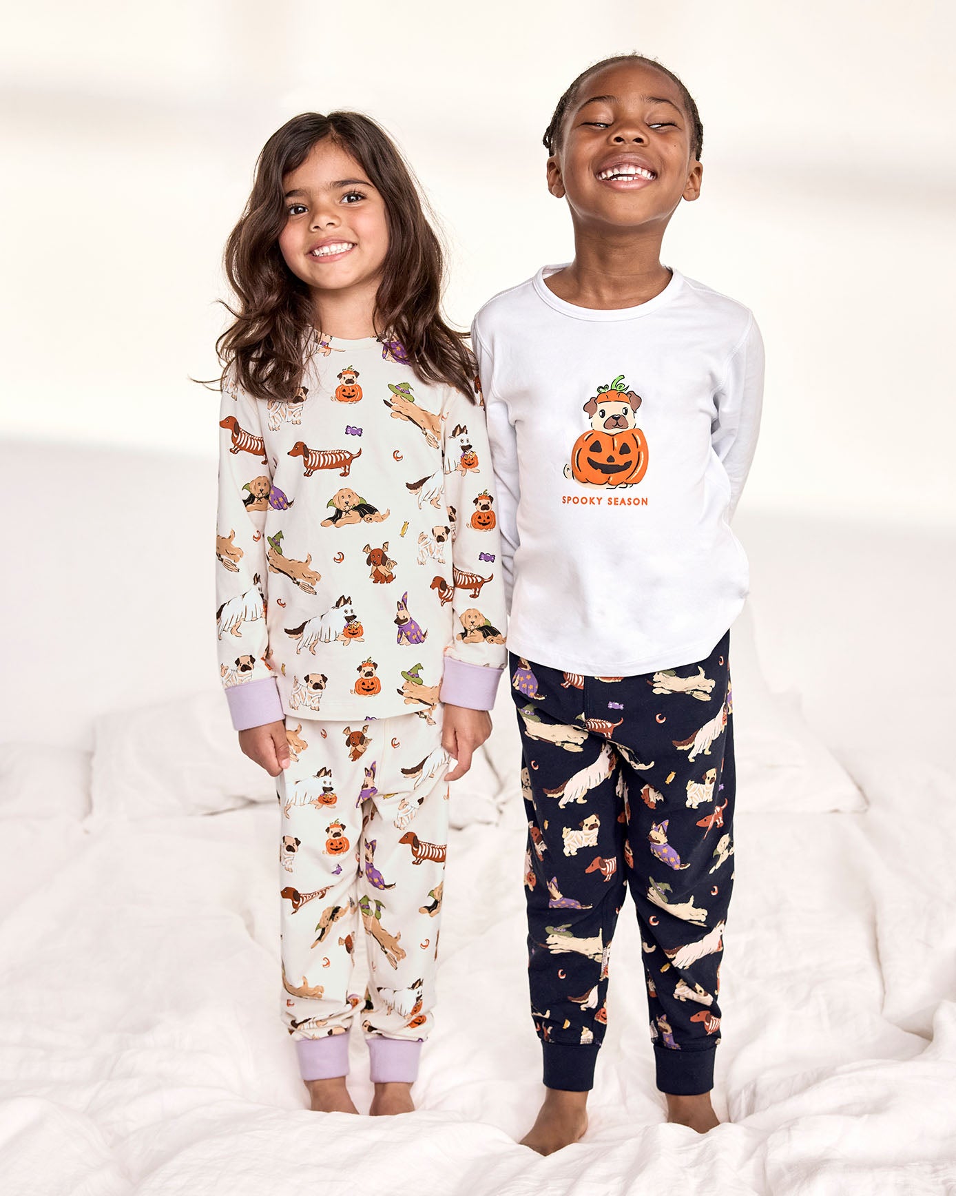 model note: (Left) Natalia is 3'7" and is wearing a size UK 5-6 (Right) Zuriel is 3'8" and is wearing a UK 5-6
