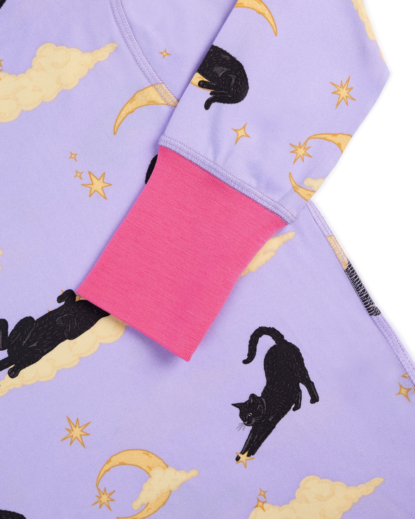 Kids Halloween Cat Print Long Pyjama Set