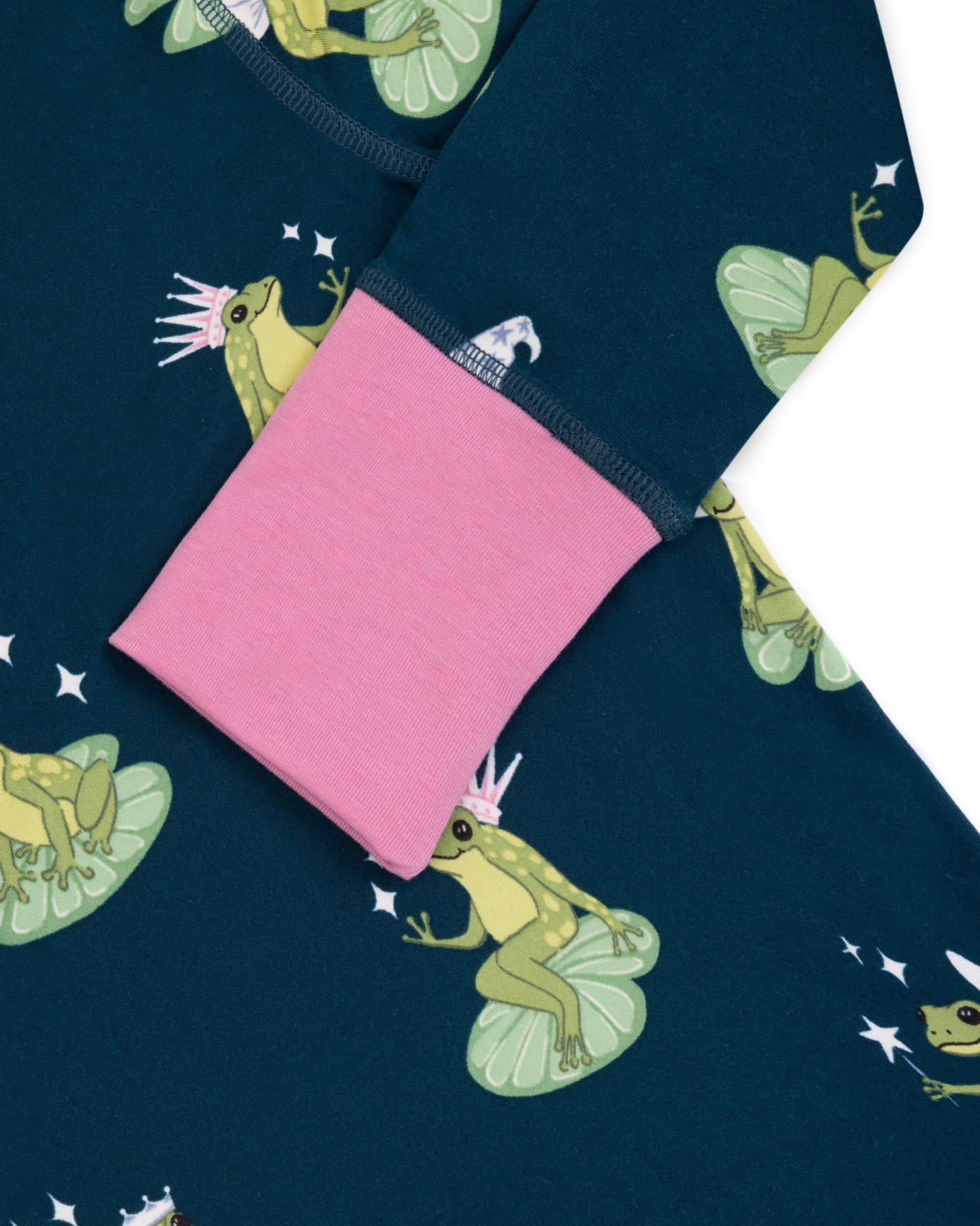 Kids Enchanted Frog Print Long Pyjama Set