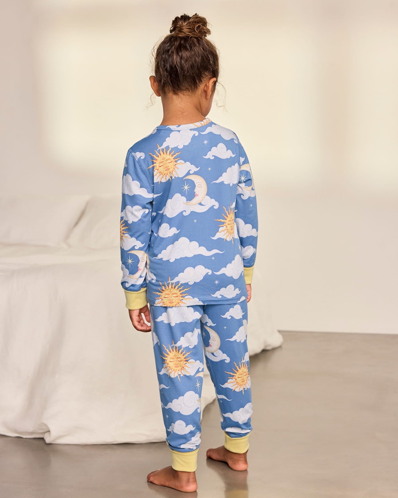 Kids Dreamy Skies Print Long Pyjama Set