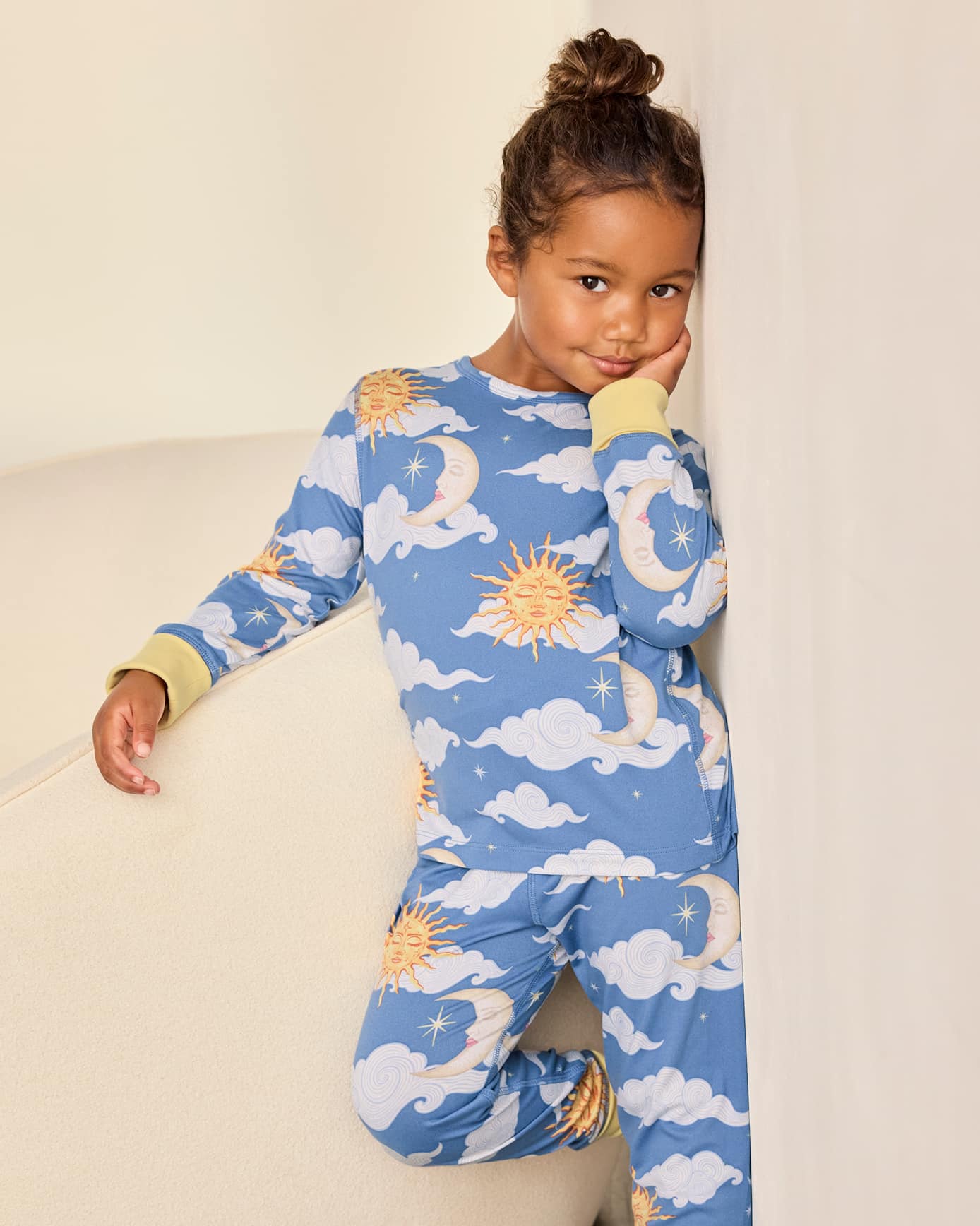 Kids Dreamy Skies Print Long Pyjama Set